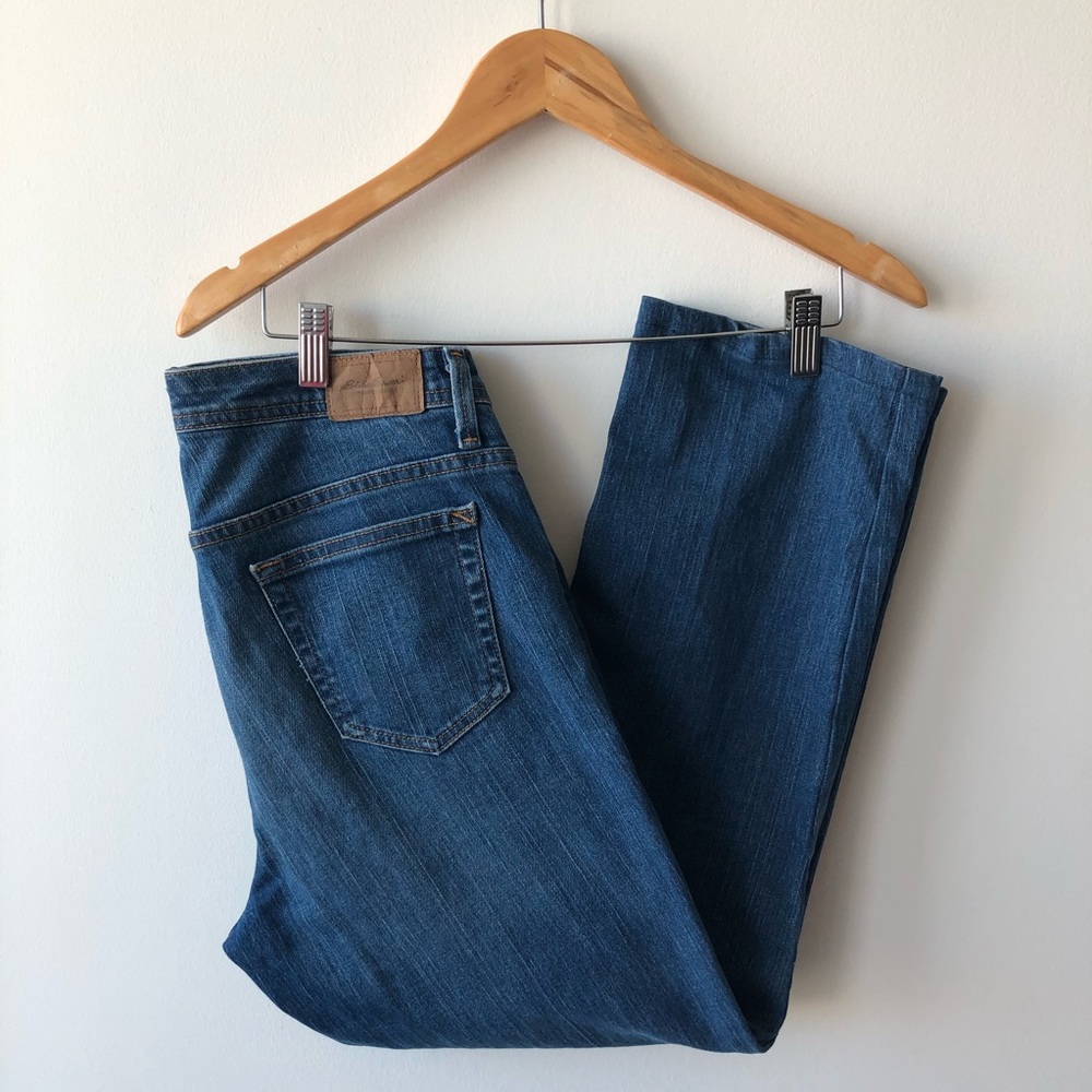 Eddie Bauer Blue Wash Boot Cut Denim Jeans